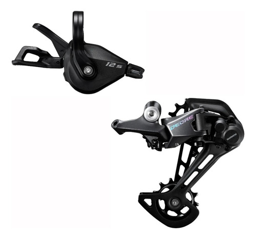 Kit Cambio + Passador Shimano Deore 12v M6100 Sem Visor
