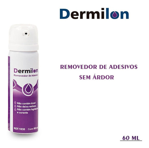 Removedor De Adesivos Dermilon Spray - 60 Ml 1 Unidade