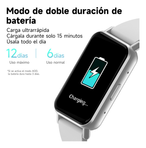 Reloj Inteligente Morein Z165 1.45 Deportivo Ip68 Bluetooth Plateado Silicona Gris Plateado