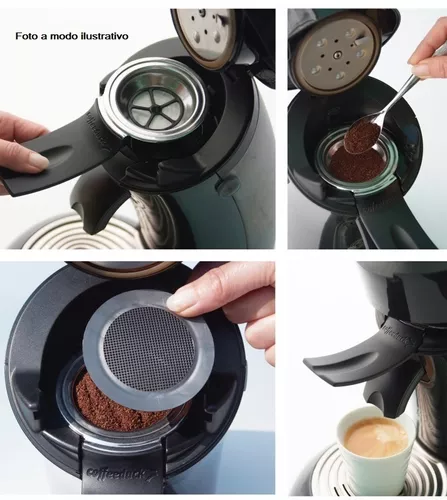 Repuesto Coffeeduck Filtro Capsula Recargable Philips Senseo