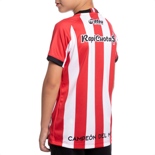 Imagen 2 de 6 de Camiseta Estudiantes De La Plata 2022 Ruge Infantil Titular