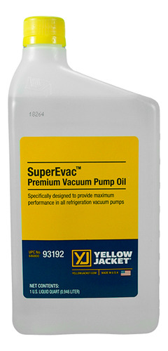 Aceite Para Bomba De Vacio Yellow Jacket 1 Litro