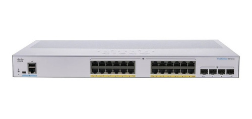 Imagen 1 de 5 de Switch Cisco 24 Puertos Poe Giga 4 Sfp Adminis Cbs250-24p-g