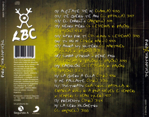 Banda De Carlitos La - Puro Descontrol Cd
