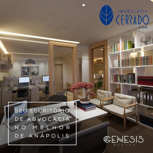 Imagem 6 de 15 de Ágio Gênesis Office - Sala Comercial No Jundiaí Anápolis - Co4232371