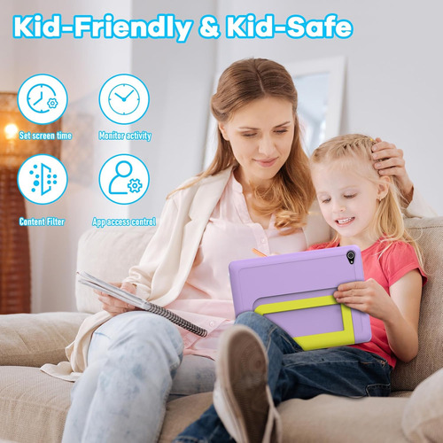 Niños Tabletactualizado Android 14 Tablet 10 Pulgadas Ni...