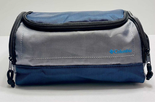 Bolsa De Viaje Columbia Travel Kit Hombre Gris Azul Original