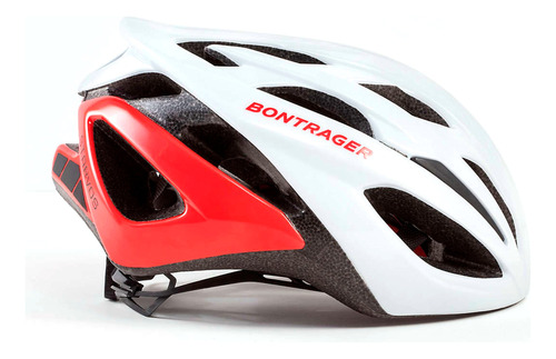 Casco Ciclismo Ruta Hombre Bontrager Starvos Cpsc Blanc Rojo