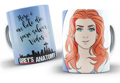 Imagem 3 de 10 de Canecas Personalizadas Greys Anatomy !!!!