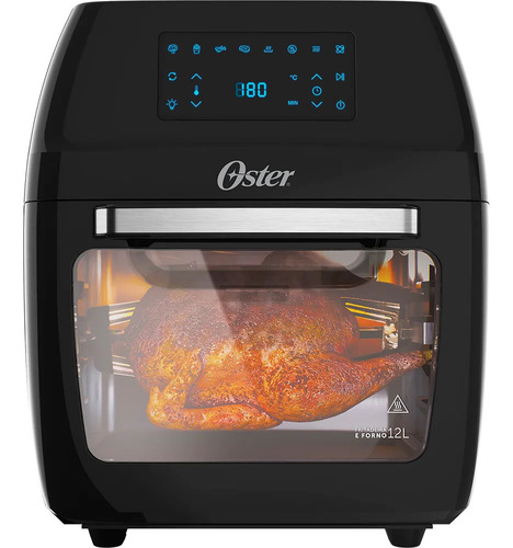 Fritadeira Oven Air Fryer 3 X 1 Ofrt780 12 Litro Oster 1800w