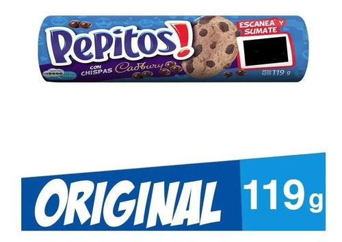 Galletitas Pepitos Con Chips De Chocolate 119g