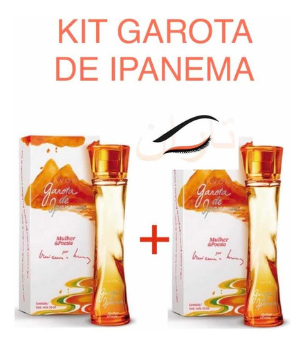 Kit C 2: Colônia Avon Mulher E Poesia Garota De Ipanema 50ml