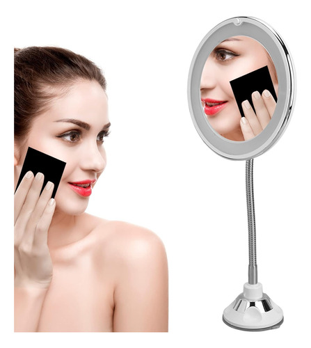 Magnifying Mirror With Light Lighting Makeup Mirror 10x Led