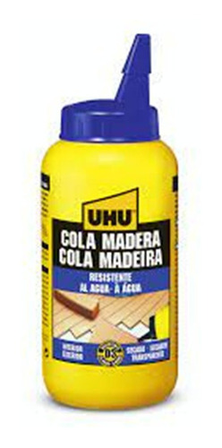 Cola P/madera Uhu Secado Rápido Resistente Al Agua