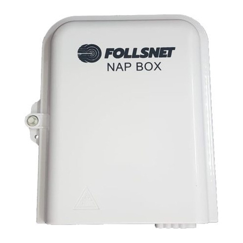 Caja Distribucion Nap Ftth  Fibra Optica 2x8 + Splitter 1x8