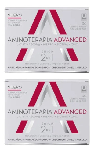 Combo X2 Aminoterapia Advanced Anticaida 30 Comp