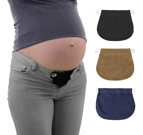 Pack 3 Extensores Pantalón Bandas Para Embarazo Maternidad T