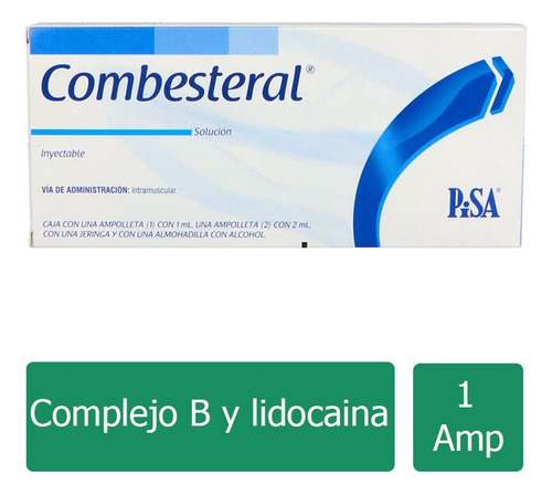 Combesteral Caja Con Ampolleta De 1 Ml Y Dos Ampolletas De 2
