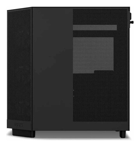 Gabinete Gamer Nzxt H6 Flow Rgb Mid Tower Compacto Preto