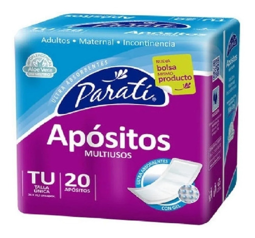 Apositos Para Ti Talla Unica X 160, 8 Pqt 