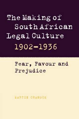 Libro The Making Of South African Legal Culture 1902-1936...
