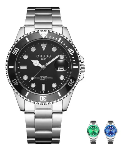 Reloj De Cuarzo Casual Para Hombre Con Luminiscencia Y Calen