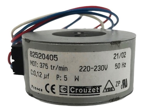 Motor 220-230v, 50hz, 5w, 375 Tr/min Crouzet 82520405