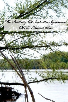 Libro The Possibility Of Invincible Ignorance Of The Natu...