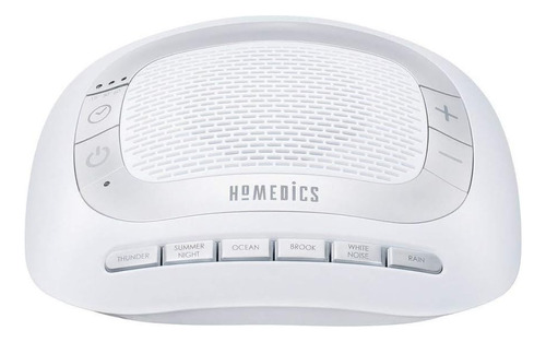 Homedics Máquina De Sonido Ideal Para Viajes,guarderí-bebés Color Blanco