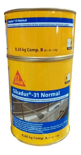 Imagen 3 de 8 de Sikadur 31 Adhesivo Epoxi Estructural 1k Reparación Pegad Mm