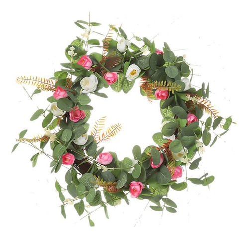 Corona En Forma De Q, Guirnaldas De Flores, Decoración Para
