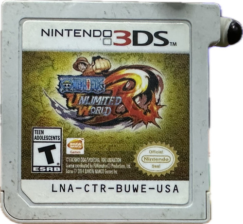 One Piece Red Unlimited World Nintendo 3ds *play Again* (Reacondicionado)