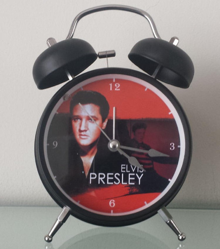 Reloj Despertador Estil Vintage Elvis Presley Lindo Regalo