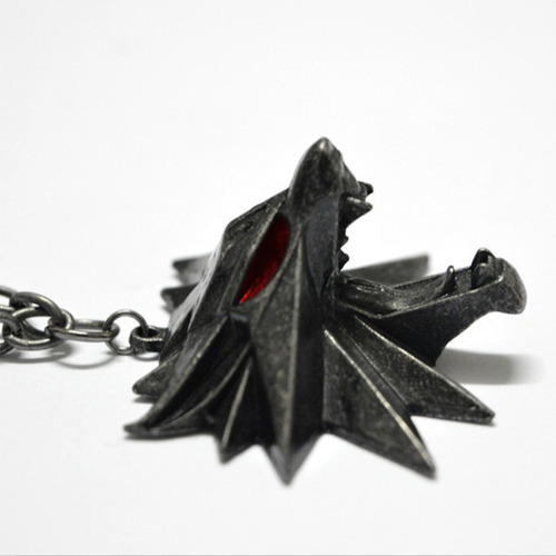 The Witcher 3 Wild Hunt Collar De Geralt, Medallón De Lobo 3