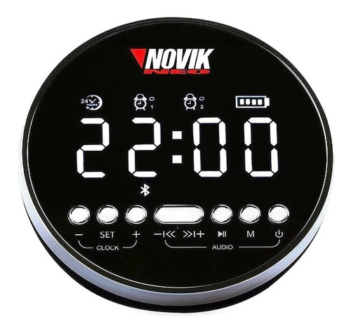 Imagen 2 de 5 de Radio Reloj Digital Novik Neo Aion