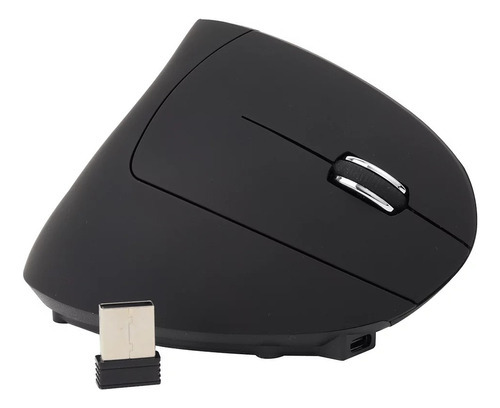 Mouse Vertical Inalambrico Recargable Jaltech Lh062 | Negro