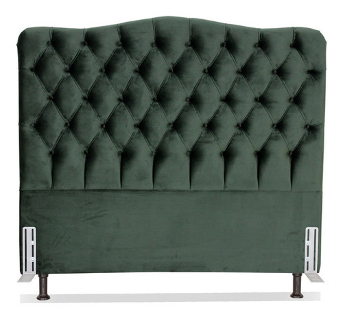 Cabeceira De Cama Box Casal Queen 158cm Dunas Verde Militar. Cor Verde Militar