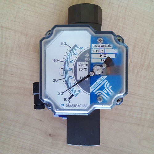 Rotámetro P/50 L/min Adi-15 - 1 Rosca Bsp P/agua - Tecfluid
