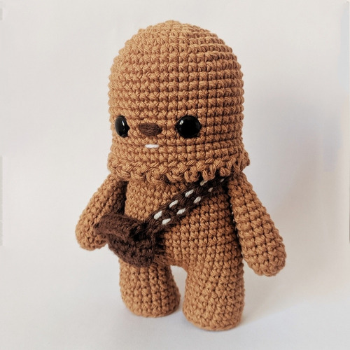 Chewbacca Star Wars Tejido A Crochet Peluche Amigurumi