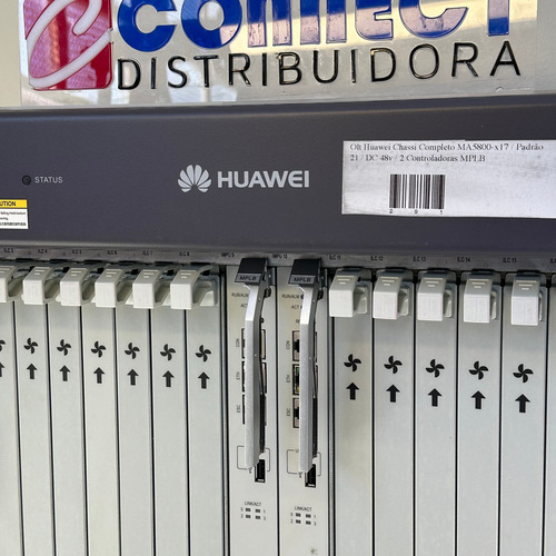 Olt Huawei Ma5800-x17 + Placa Cghf Xgpon 16p C+ Desbloqueada