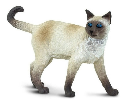 Safari Animal Gato Siamese Gatito Figura Coleccionable ®