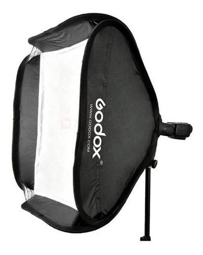 Imagen 1 de 4 de Softbox Autormable Plegable Godox 60x60cm Con Rotula + Funda