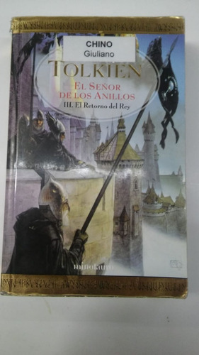 Señor De Los Anillos 3, El De  Tolkien, J.r.r. Minotauro