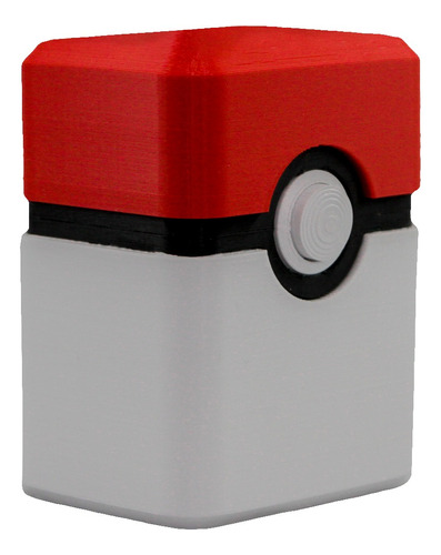 Deckbox Caja Para Cartas Pokemon - Pokeball Impreso En 3d 