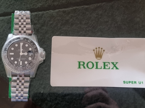Rolex Gmt Master Ii Bruce Wayne Jubilee. Opt.calidad. Leer Plateado Gris Y Negro Negro