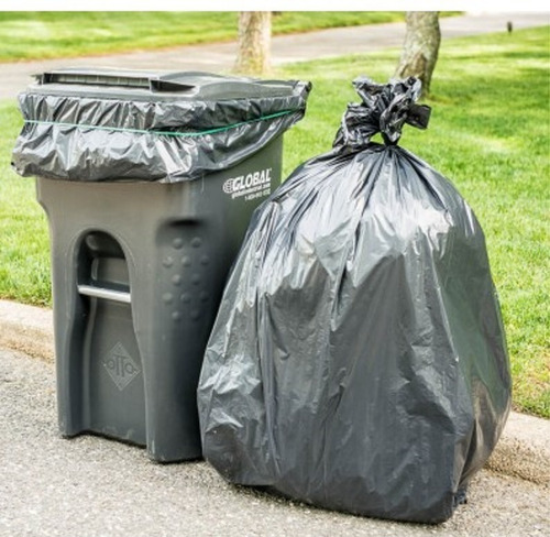 Imagem 5 de 6 de Saco De Lixo Preto 500 Litros C/50 Reforçado