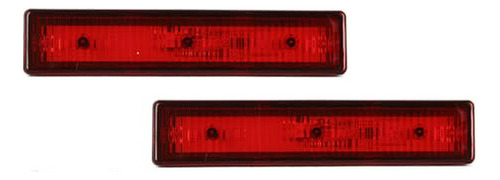 Luces Estroboscópicas Led 12v Sync, Set 2 Uds. Rojas, Estilo