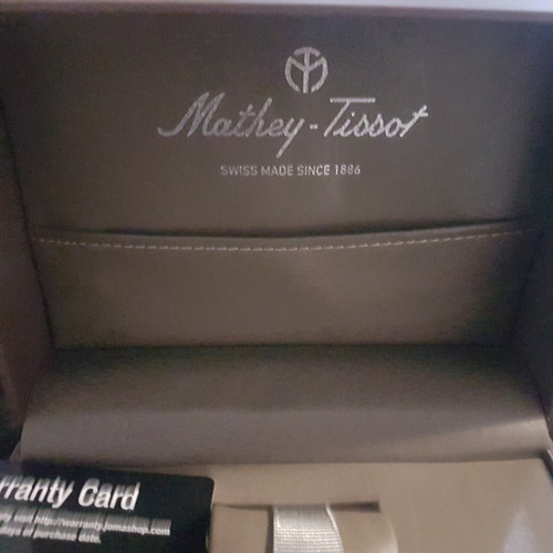 Mathey-tissot Milly Black Mother Of Pearl Dial Ladies Watch