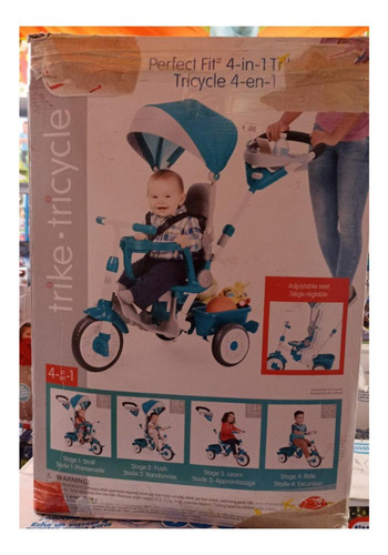 Imagen 10 de 10 de Coche Triciclo P/ Bebés/ Tres En Uno / De Original Smartrike