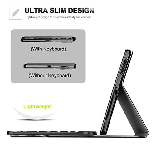 Funda Con Teclado Retroiluminado Nanhent For Lenovo Tab P11